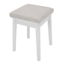 VASAGLE Schminktisch »RDT32K«, Frisiertisch, Kosmetiktisch mit Hocker, 4 Schubladen, weiß-naturfarben 15 VASAGLE Schminktisch »RDT32K«, Frisiertisch, Kosmetiktisch mit Hocker, 4 Schubladen, weiß-naturfarben -Vasagle Auslauf Geschäft 018dbf74 4c44 43cc 96f0 8fc878410dad