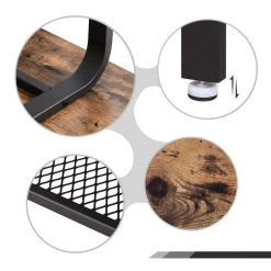 VASAGLE Couchtisch »LCT10X«, Kaffeetisch Metallgestell, vintage -Vasagle Auslauf Geschäft 0653f49e b1b7 457d a46d 0eafad74f0ac