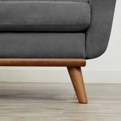 VASAGLE 3-Sitzer »LCS030«, Couch für Wohnzimmer, Beine aus Massivholz, Mid-Century Stil, 191 x 80,5 x 86 cm Beige, Grau -Vasagle Auslauf Geschäft 06f713e9 0acb 4118 bd6b e1b1a83cee14