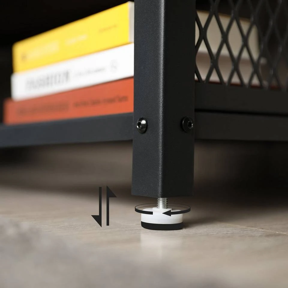 VASAGLE Lowboard »LTV50BX LTV40BX«, großer Fernsehtisch, TV-Schrank, Konsolentisch, 140/100 x 40 x 51,5 cm (L x B x H), Schlafzimmer, Wohnzimmer, Vintage 18 VASAGLE Lowboard »LTV50BX LTV40BX«, großer Fernsehtisch, TV-Schrank, Konsolentisch, 140/100 x 40 x 51,5 cm (L x B x H), Schlafzimmer, Wohnzimmer, Vintage – Bild 16