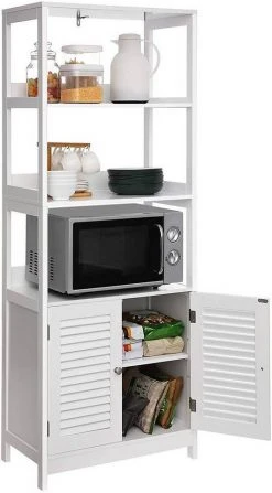 VASAGLE Badkommode »BBC82WT«, Badschrank, Bücherregal, 60 x 32,5 x 154 cm, mattweiß 13 VASAGLE Badkommode »BBC82WT«, Badschrank, Bücherregal, 60 x 32,5 x 154 cm, mattweiß -Vasagle Auslauf Geschäft 0834c0cd 382d 4759 8d6f 79d7db03d461