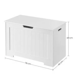 VASAGLE Spielzeugtruhe »LHS11WT«, Spielzeugkiste, Sitztruhe, Sitzbank, großer Kapazität, 2 Sicherheitsscharniere, 76 x 40 x 48 cm (L x B x H) 16 VASAGLE Spielzeugtruhe »LHS11WT«, Spielzeugkiste, Sitztruhe, Sitzbank, großer Kapazität, 2 Sicherheitsscharniere, 76 x 40 x 48 cm (L x B x H) -Vasagle Auslauf Geschäft 08a75d5f 50ab 4dd0 8b3d 0d2f420c471f