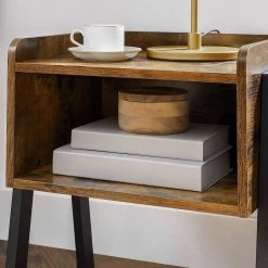 VASAGLE Nachttisch »LET54X LET799B01« (1-St), Beistelltisch, stapelbarer Nachtschrank, Metallbeine, vintage -Vasagle Auslauf Geschäft 0942e709 71ce 4608 a4f7 0759b4c667da