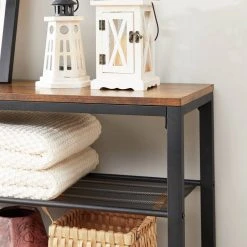 VASAGLE Schuhregal »LBS14 LBS15 LBS016«, Schuhablage mit Gitterebenen und großzügiger Oberfläche für Taschen, Metall, unterschiedliche Höhen, vintage Greige -Vasagle Auslauf Geschäft 09dbdc71 9f68 4732 8419 13bc5de67d47