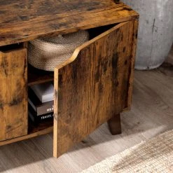 VASAGLE Lowboard »LTV027X01«, TV-Schrank, Fernsehtisch, TV-Regal für Fernseher bis zu 60 Zoll, mit verstellbaren Ablagen -Vasagle Auslauf Geschäft 0a925c5e 8064 45fe 8a8b 196a653d87d3