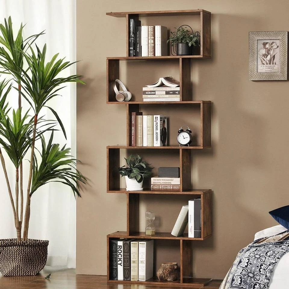 VASAGLE Bücherregal »LBC61BX LBC61WT LBC061M01 LBC41BX«, Standregal, Würfelregal, 4 Fächer, vintage Grau, Weiß 16 VASAGLE Bücherregal »LBC61BX LBC61WT LBC061M01 LBC41BX«, Standregal, Würfelregal, 4 Fächer, vintage Grau, Weiß – Bild 14