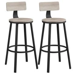 VASAGLE Barhocker »LBC026B01V1/B02/076B01« (2 St), 2er Set Barstühle, Küchenstühle, Sitzhöhe 73 / 62.5 cm, vintage Greige-Schwarz, Vintagebraun-Schwarz 38 VASAGLE Barhocker »LBC026B01V1/B02/076B01« (2 St), 2er Set Barstühle, Küchenstühle, Sitzhöhe 73 / 62.5 cm, vintage Greige-Schwarz, Vintagebraun-Schwarz -Vasagle Auslauf Geschäft 0d405ad5 e01e 4d12 9481 52a21ae62a05