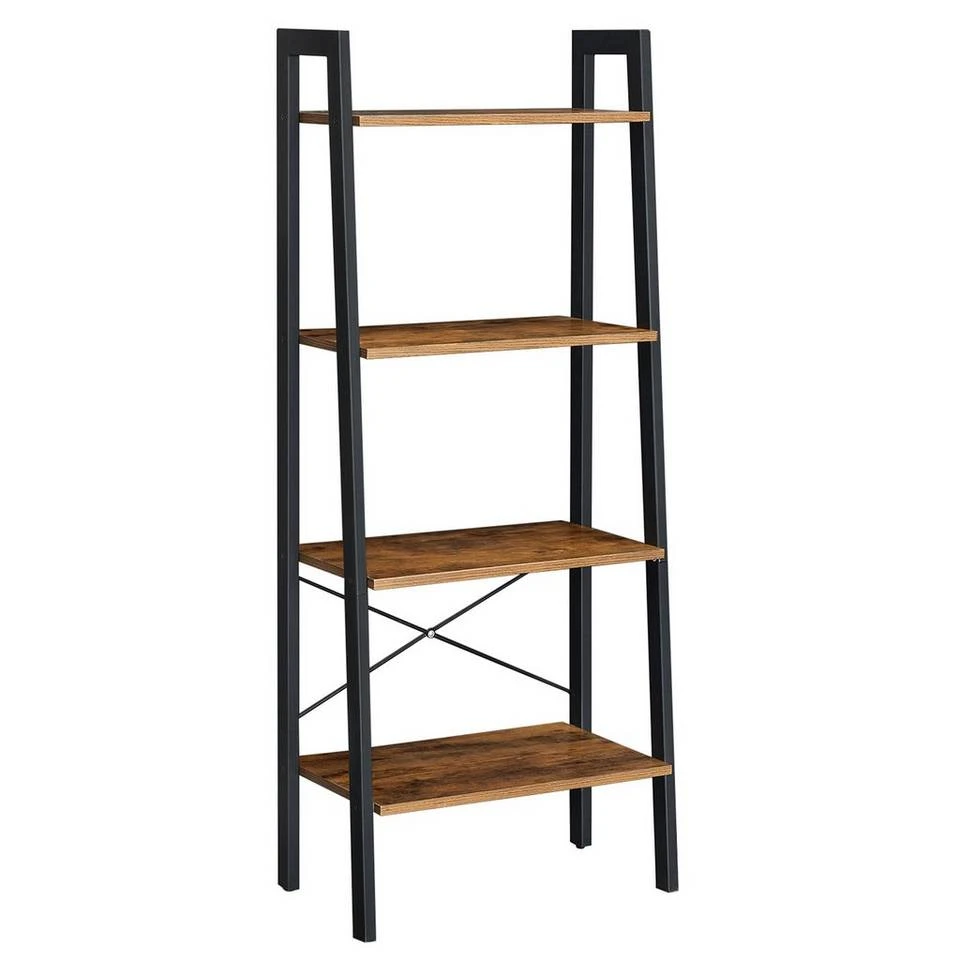 VASAGLE Standregal »LLS44MG LLS44X LLS45X«, Bücherregal, Leiterregal mit 4 Ebenen, vintage Grau 10 VASAGLE Standregal »LLS44MG LLS44X LLS45X«, Bücherregal, Leiterregal mit 4 Ebenen, vintage Grau – Bild 9