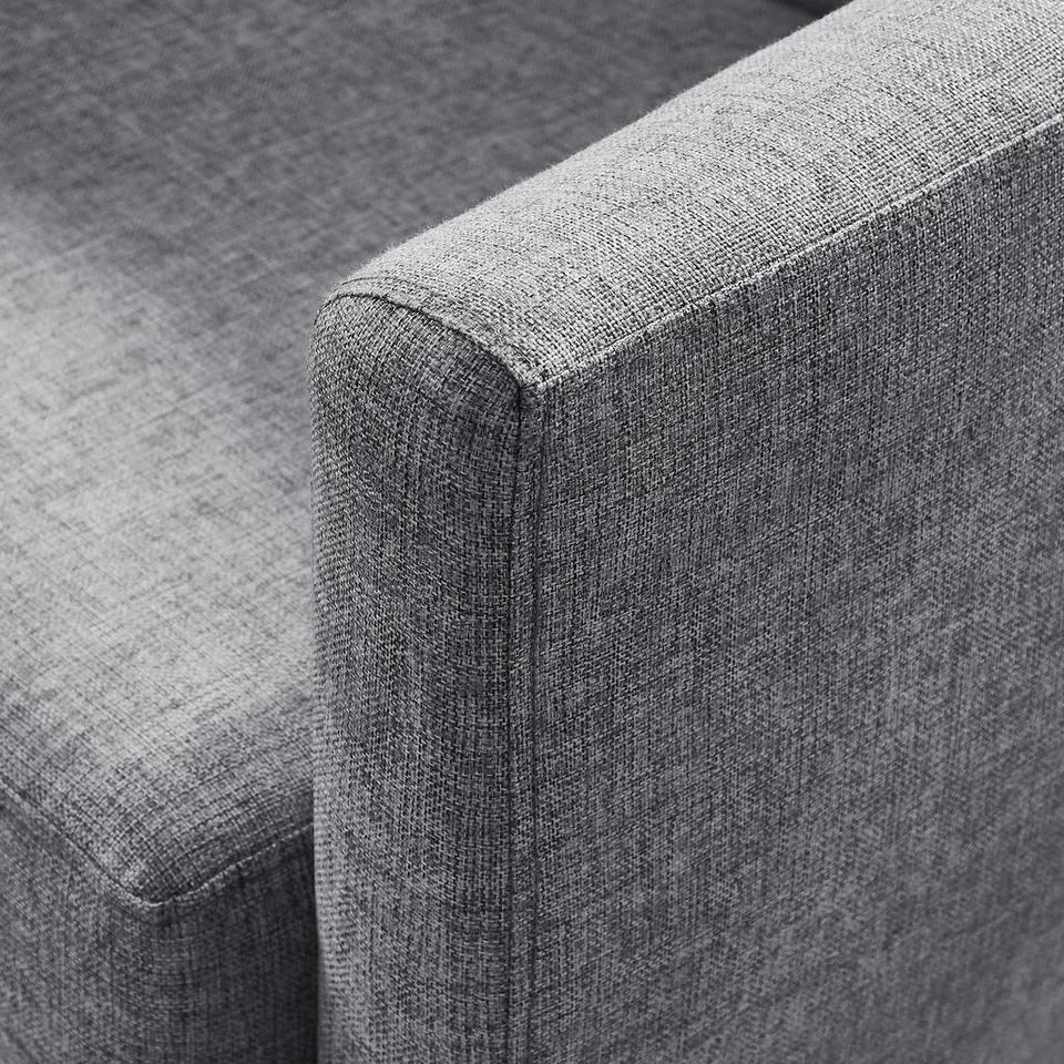 VASAGLE Relaxliege »LAC005G01 LAC005M01«, Loungesessel, mit Sitzkissen, Beine aus Massivholz, modern, für Wohnzimmer, Büro Beige, Grau 6 VASAGLE Relaxliege »LAC005G01 LAC005M01«, Loungesessel, mit Sitzkissen, Beine aus Massivholz, modern, für Wohnzimmer, Büro Beige, Grau – Bild 5