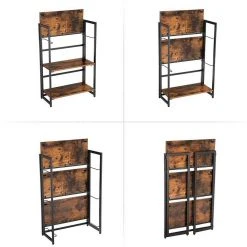 VASAGLE Standregal »LLS66X LLS88X«, Standregal, Bücherregal, Klappregal, vintage -Vasagle Auslauf Geschäft 10b82be0 15f8 4ba9 bd2c e6ba1642f33c