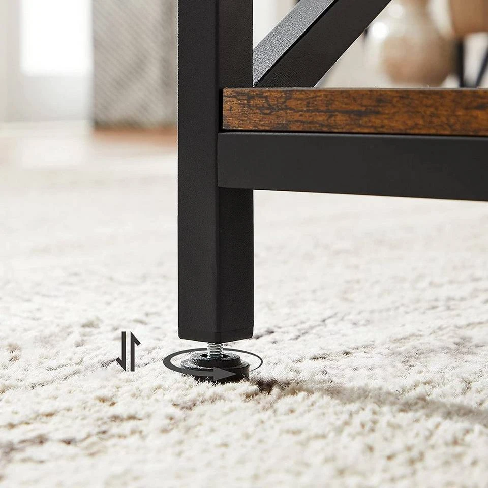 VASAGLE Couchtisch »LCT200B01«, Wohnzimmertisch,X-förmige Streben, 100 x 55 x 45 cm, Landhausstil, vintage 9 VASAGLE Couchtisch »LCT200B01«, Wohnzimmertisch,X-förmige Streben, 100 x 55 x 45 cm, Landhausstil, vintage – Bild 7