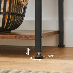 VASAGLE Küchenregal »KKS023B01«, Standregal mit 3 Ablagen,mit 6 S-förmigen Haken, vintage -Vasagle Auslauf Geschäft 186f4c8f 4398 4a5d 8c58 b76dc191565a