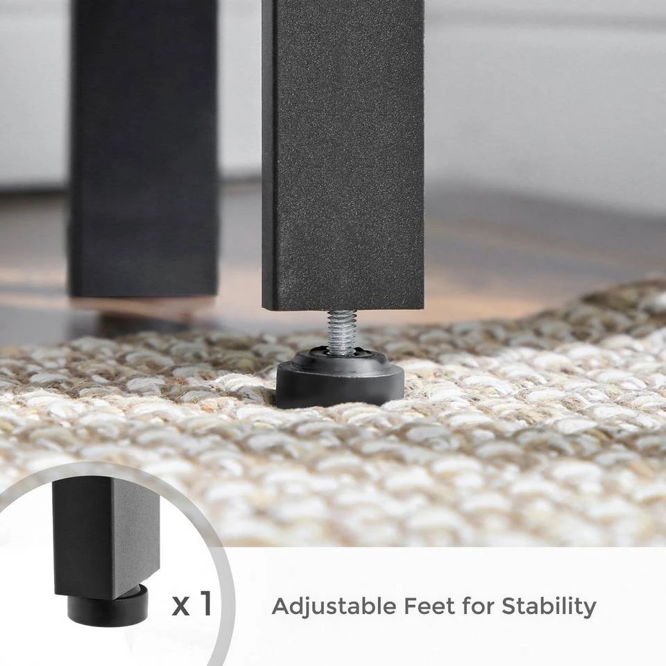 VASAGLE Eckregal »LLS35X LLS34X LLS034M01«, Standregal, Bücherregal, Leiterregal, Industrie-Design Greige-Schwarz, Vintage 15 VASAGLE Eckregal »LLS35X LLS34X LLS034M01«, Standregal, Bücherregal, Leiterregal, Industrie-Design Greige-Schwarz, Vintage – Bild 13