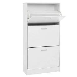 VASAGLE Schuhschrank »LBC03« Schuhregal mit 3 Klappen und Ebenen, perfekt für schmale Flure, 60 x 24 x 120 cm (L x B x H) Eichenfarben, Vintage, Weiß 45 VASAGLE Schuhschrank »LBC03« Schuhregal mit 3 Klappen und Ebenen, perfekt für schmale Flure, 60 x 24 x 120 cm (L x B x H) Eichenfarben, Vintage, Weiß -Vasagle Auslauf Geschäft 1d40c94c 4235 4c72 8b46 57e2255a3067