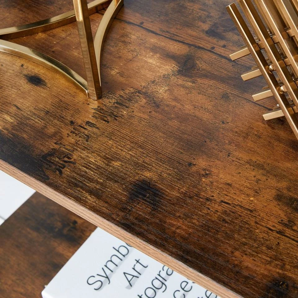 VASAGLE Standregal »LLS44MG LLS44X LLS45X«, Bücherregal, Leiterregal mit 4 Ebenen, vintage Grau 5 VASAGLE Standregal »LLS44MG LLS44X LLS45X«, Bücherregal, Leiterregal mit 4 Ebenen, vintage Grau – Bild 4