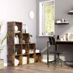 VASAGLE Raumteiler »LBC10 LBC63«, Bücherregal, Würfelregal, Leiterregal, Treppenregal, freistehend, für Büro, Wohnzimmer, Schlafzimmer Vintage, Weiß 51 VASAGLE Raumteiler »LBC10 LBC63«, Bücherregal, Würfelregal, Leiterregal, Treppenregal, freistehend, für Büro, Wohnzimmer, Schlafzimmer Vintage, Weiß -Vasagle Auslauf Geschäft 22b549a7 c4d4 4747 a8f3 ef41a1ad5568