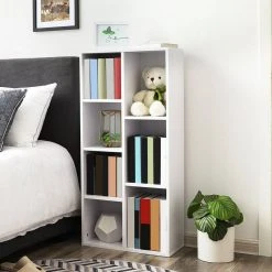 VASAGLE Bücherregal »LBC27NL LBC27WT LBC27BX«, Würfelregal, Standregal, eichefarben Natur, Vintage, Wei&szlig; -Vasagle Auslauf Geschäft 22dede00 7dfe 4c89 9ea6 cc1d5ab749dc