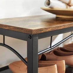 VASAGLE Garderobenständer »HSR45BX«, Kleiderständer mit Schuhregal, vintage -Vasagle Auslauf Geschäft 27f23ab4 2e4e 4a29 abf5 b1d9f7a49381