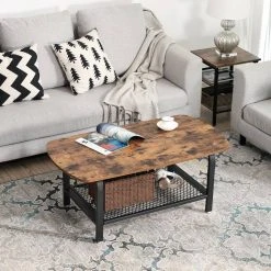 VASAGLE Couchtisch »LCT10X«, Kaffeetisch Metallgestell, vintage -Vasagle Auslauf Geschäft 2905d724 c962 4ae5 a918 16eac4659670