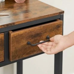 VASAGLE Schminktisch »RVT004B01«, Frisiertisch, Kosmetiktisch mit 3-teiligem Klappspiegel und Hocker, 3 Schubladen, Föhnhalter -Vasagle Auslauf Geschäft 29444ca6 7452 4840 a631 6e252b2b9ef0