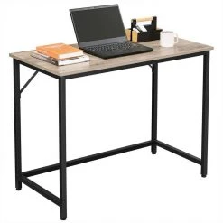 VASAGLE Schreibtisch »LWD41X LWD038 039 041 043«, Computertisch, 80/100/120/140 x 50 x 75 cm, Arbeitszimmer, Büro, einfacher Aufbau, Industrie-Design Grau, Vintage 47 VASAGLE Schreibtisch »LWD41X LWD038 039 041 043«, Computertisch, 80/100/120/140 x 50 x 75 cm, Arbeitszimmer, Büro, einfacher Aufbau, Industrie-Design Grau, Vintage -Vasagle Auslauf Geschäft 2a1ec84a 8c57 4d05 b3c8 58c56ad15450