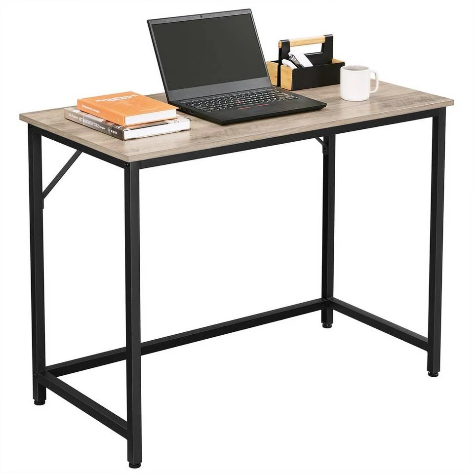 VASAGLE Schreibtisch »LWD41X LWD038 039 041 043«, Computertisch, 80/100/120/140 x 50 x 75 cm, Arbeitszimmer, Büro, einfacher Aufbau, Industrie-Design Grau, Vintage 11 VASAGLE Schreibtisch »LWD41X LWD038 039 041 043«, Computertisch, 80/100/120/140 x 50 x 75 cm, Arbeitszimmer, Büro, einfacher Aufbau, Industrie-Design Grau, Vintage – Bild 9