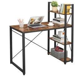 VASAGLE Schreibtisch »LWD48X«, Computertisch, 120 cm langer, Regalböden rechts oder links, Bürotisch, einfache Montage, stabil, Industrie-Design 17 VASAGLE Schreibtisch »LWD48X«, Computertisch, 120 cm langer, Regalböden rechts oder links, Bürotisch, einfache Montage, stabil, Industrie-Design -Vasagle Auslauf Geschäft 2a486024 1c1e 4cd1 bbf6 5189a6ecf464