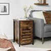 VASAGLE Nachtschrank »LET063B01« Beistelltisch mit Lamellentür, Industrie-Design, vintage -Vasagle Auslauf Geschäft 2a9527f1 74bc 4aa3 97f3 60f9063d601e