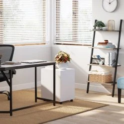 VASAGLE Standregal »LLS43BX LLS043B02«, Leiterregal, Wandregal mit 4 Ebenen, Bücherregal, Wohnzimmer, Küche, vintage Grau -Vasagle Auslauf Geschäft 2ab44269 fef4 4785 b37f 39d192889534