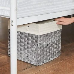 VASAGLE Metallbett »RMB061 RMB063«, Einzelbett, Doppelbett, mit Lattenrost und Bettgestell, für kleine Räume, Gästebett Schwarz, Weiß 40 VASAGLE Metallbett »RMB061 RMB063«, Einzelbett, Doppelbett, mit Lattenrost und Bettgestell, für kleine Räume, Gästebett Schwarz, Weiß -Vasagle Auslauf Geschäft 2aef7dc7 1b2b 49b7 83a5 c489898b6bed