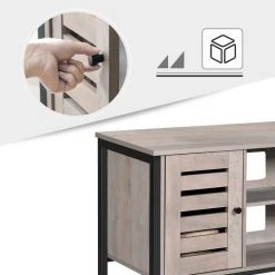 VASAGLE Lowboard »LTV43BX / MB«, TV-schrank, Fernsehtisch, mit 2 Schränken und 2 Regalebenen, 110 x 40 x 50 cm, Industrie-Design Greige-Schwarz, Vintage 26 VASAGLE Lowboard »LTV43BX / MB«, TV-schrank, Fernsehtisch, mit 2 Schränken und 2 Regalebenen, 110 x 40 x 50 cm, Industrie-Design Greige-Schwarz, Vintage -Vasagle Auslauf Geschäft 2c41effd 3af9 4f46 aab8 1a1ad6128f70