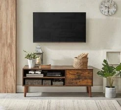 VASAGLE Lowboard »LTV09 LTV120«, Retro TV-Regal, Fernsehtisch, Fernsehschrank, 110/120 x 40 x 49 cm Greige, Vintage, Wei&szlig; -Vasagle Auslauf Geschäft 2c49e855 bac8 4bbb b58c 121186b94a74