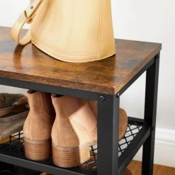 VASAGLE Schuhbank »LBS73 LBS74 LBS078«, Schuhregal mit Sitzfläche, Schuhablage, Flur, verschiedene Größen, vintage Grau -Vasagle Auslauf Geschäft 3031f5cf 281c 4852 b3df 5e9e39f58def