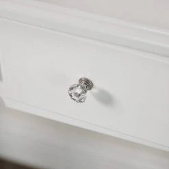 VASAGLE Schminktisch »RDT28K RDT28WT«, Frisiertisch, Kosmetiktisch mit Klappspiegel und 5 Schubladen, mit Hocker Natur, Wei&szlig; -Vasagle Auslauf Geschäft 311cbd0e 8289 461a a9ab 09a3bcc26535