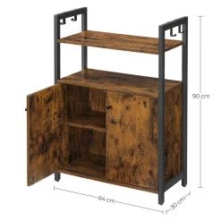 VASAGLE Badkommode »LSC602B01«, Küchenschrank, Badschrank, Beistellschrank mit Ablage, Industrie-Design, vintage 17 VASAGLE Badkommode »LSC602B01«, Küchenschrank, Badschrank, Beistellschrank mit Ablage, Industrie-Design, vintage -Vasagle Auslauf Geschäft 34eaa06a 33a5 4567 9f52 7f7e07dac912