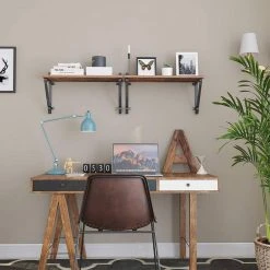 VASAGLE Wandregal »LCR01BX«, Hängeregal, 2er Set, 60 x 20 x 33 cm (L x B x H), Industrie-Design -Vasagle Auslauf Geschäft 363f2591 5932 41fa bd64 b10c7f559b3c