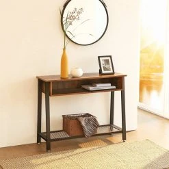 VASAGLE Konsolentisch »LNT93X«, Flurtisch, Sideboard, einfache Montage, Wohnzimmer, vintage