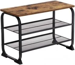 VASAGLE Schuhbank »LMR32BX«, Schuhschrank im Industrie Design, vintage -Vasagle Auslauf Geschäft 37cc61ef b7be 4551 8d40 42ce97f5a5c3