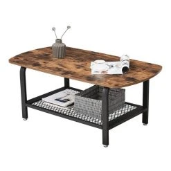 VASAGLE Couchtisch »LCT10X«, Kaffeetisch Metallgestell, vintage -Vasagle Auslauf Geschäft 3884edb2 f4c7 41d2 aaf0 8be2317a225a