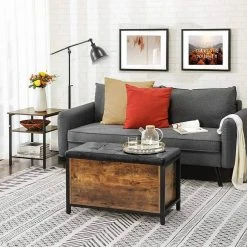 VASAGLE Sitzbank »LSC80BX«, mit Stauraum, gepolsterte Truhe, 80 x 40 x 50 cm, Betttruhe, einfacher Aufbau -Vasagle Auslauf Geschäft 3b41d670 cfc6 44d4 a266 970995d2cd39