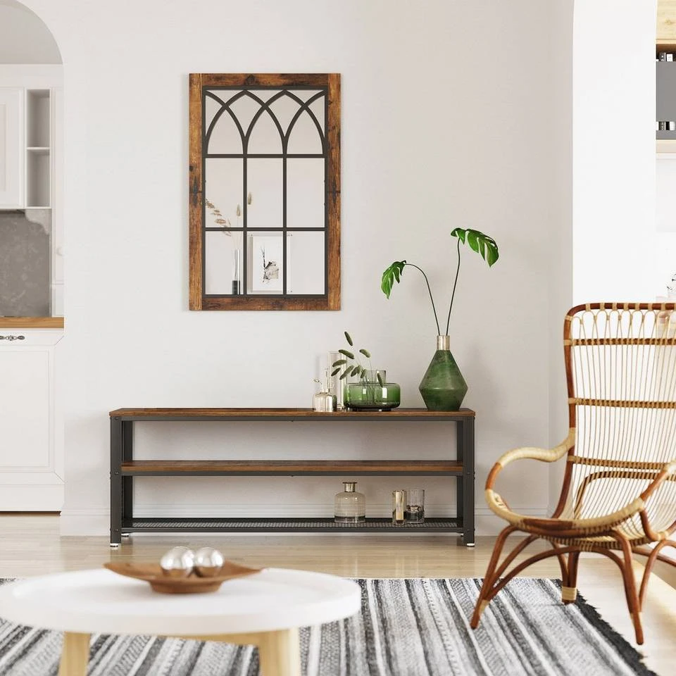 VASAGLE Lowboard »LTV50BX LTV40BX«, großer Fernsehtisch, TV-Schrank, Konsolentisch, 140/100 x 40 x 51,5 cm (L x B x H), Schlafzimmer, Wohnzimmer, Vintage 13 VASAGLE Lowboard »LTV50BX LTV40BX«, großer Fernsehtisch, TV-Schrank, Konsolentisch, 140/100 x 40 x 51,5 cm (L x B x H), Schlafzimmer, Wohnzimmer, Vintage – Bild 11