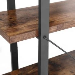 VASAGLE Bücherregal »LLS55BX LLS54BX LLS055B02«, stabiles Standregal, Wohnzimmerregal, vintage Greige-Schwarz -Vasagle Auslauf Geschäft 3ebe7bdc f456 46f3 917d 3bddb62c565c