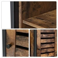 VASAGLE Sideboard »LSC74BX LSC74GD«, Küchenschrank mit 3 offenen Ablagen, Stahlgestell, vintage Braun -Vasagle Auslauf Geschäft 3f0f3f17 ea9a 4524 91f4 a77cab37440d