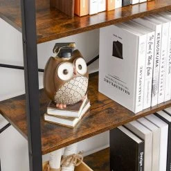 VASAGLE Bücherregal »LLS061B01 LLS60BX LLS060B02 LLS062B01«, Standregal, Stahlgestell, Büro und Flur, Industrie-Design Greige-schwarz, Vintage -Vasagle Auslauf Geschäft 4052a750 5421 4db5 b31e ee4440996335