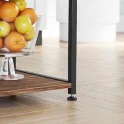 VASAGLE Standregal »KKS035/35«, Küchenregal mit Metallkorb, 6 S-Haken und Regalablagen, 90 x 40 x 132 cm, Industrie-Design Haselnussbraun-schwarz, Greige-schwarz, Vintage 33 VASAGLE Standregal »KKS035/35«, Küchenregal mit Metallkorb, 6 S-Haken und Regalablagen, 90 x 40 x 132 cm, Industrie-Design Haselnussbraun-schwarz, Greige-schwarz, Vintage -Vasagle Auslauf Geschäft 43df13ff aedf 4624 92b7 a34cc75e8656