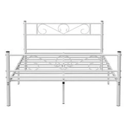 VASAGLE Metallbett »RMB061 RMB063«, Einzelbett, Doppelbett, mit Lattenrost und Bettgestell, für kleine Räume, Gästebett Schwarz, Weiß 63 VASAGLE Metallbett »RMB061 RMB063«, Einzelbett, Doppelbett, mit Lattenrost und Bettgestell, für kleine Räume, Gästebett Schwarz, Weiß -Vasagle Auslauf Geschäft 43f1baac f768 4db4 99c5 916af1a49ef3