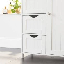 VASAGLE Badkommode »LHC41«, Badschrank, Beistellschrank, Kommode, 55 x 30 x 81 cm Grau, Wei&szlig; -Vasagle Auslauf Geschäft 44615066 e5ae 4a8a a8af 2aa1ac950591