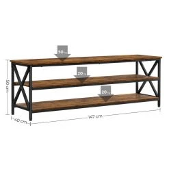 VASAGLE Lowboard »LTV100B01«, TV-Regal, TV-Schrank für Fernseher bis zu 65 Zoll, X-förmige Streben, Schuhregalev 18 VASAGLE Lowboard »LTV100B01«, TV-Regal, TV-Schrank für Fernseher bis zu 65 Zoll, X-förmige Streben, Schuhregalev -Vasagle Auslauf Geschäft 4a5a79e9 4185 4fcc bb9c 9cd05aee1063