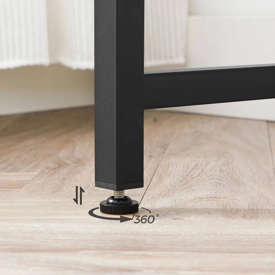 VASAGLE Schreibtisch »LWD41X LWD038 039 041 043«, Computertisch, 80/100/120/140 x 50 x 75 cm, Arbeitszimmer, Büro, einfacher Aufbau, Industrie-Design Grau, Vintage 9 VASAGLE Schreibtisch »LWD41X LWD038 039 041 043«, Computertisch, 80/100/120/140 x 50 x 75 cm, Arbeitszimmer, Büro, einfacher Aufbau, Industrie-Design Grau, Vintage – Bild 7