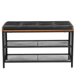 VASAGLE Schuhbank »LBS75X«, Schuhregal, schwarzes Kunstleder, 80 x 30 x 48 cm (L x B x H) 15 VASAGLE Schuhbank »LBS75X«, Schuhregal, schwarzes Kunstleder, 80 x 30 x 48 cm (L x B x H) -Vasagle Auslauf Geschäft 4a9555ee 8beb 4dc7 8934 7251c22fb51e